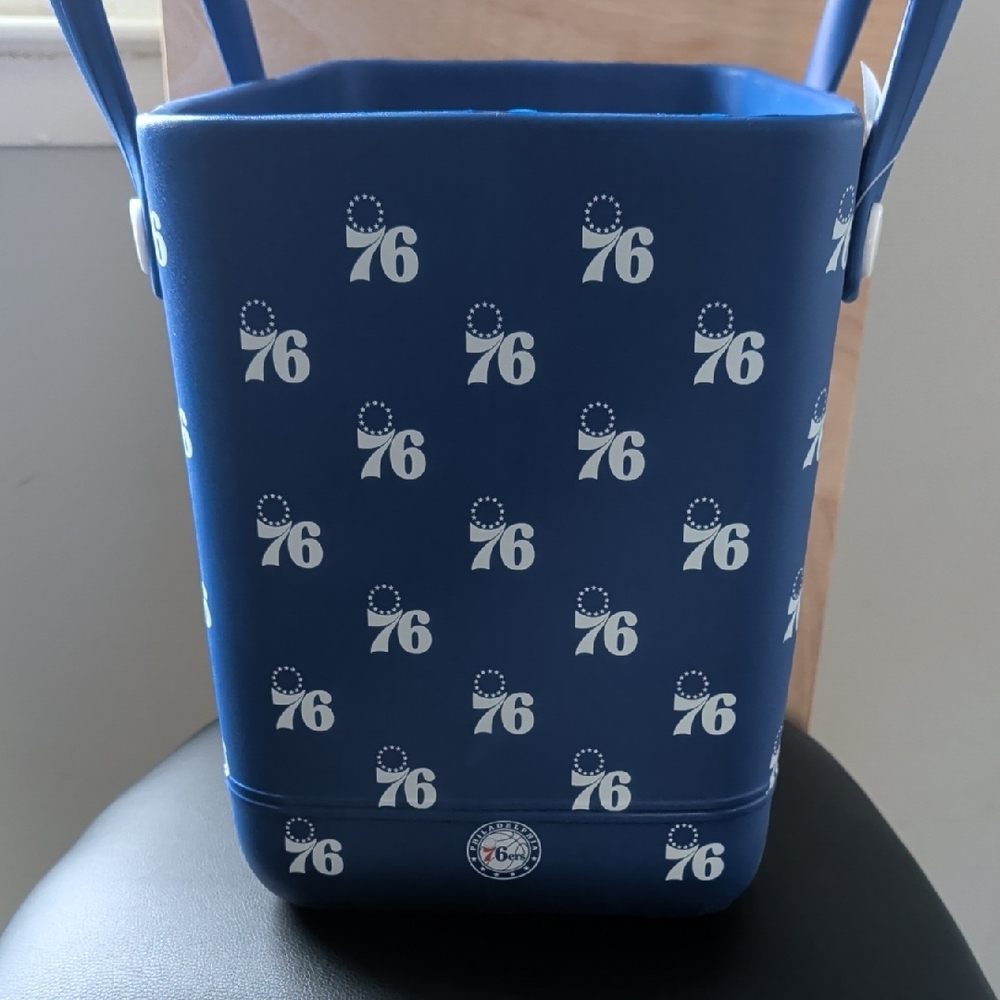 Philadelphia 76ers 🏀🏀🏀FOCO Bogg-style Large Tote Bag NWT - Picture 3 of 4
